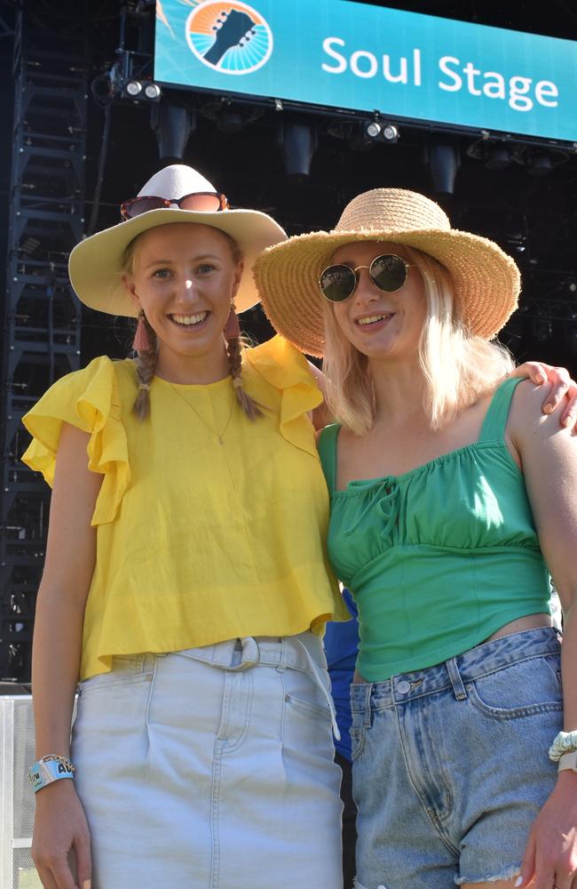 Josie and Kirri O'Donovan at the 2022 Caloundra Music Festival. Photo: Elizabeth Neil