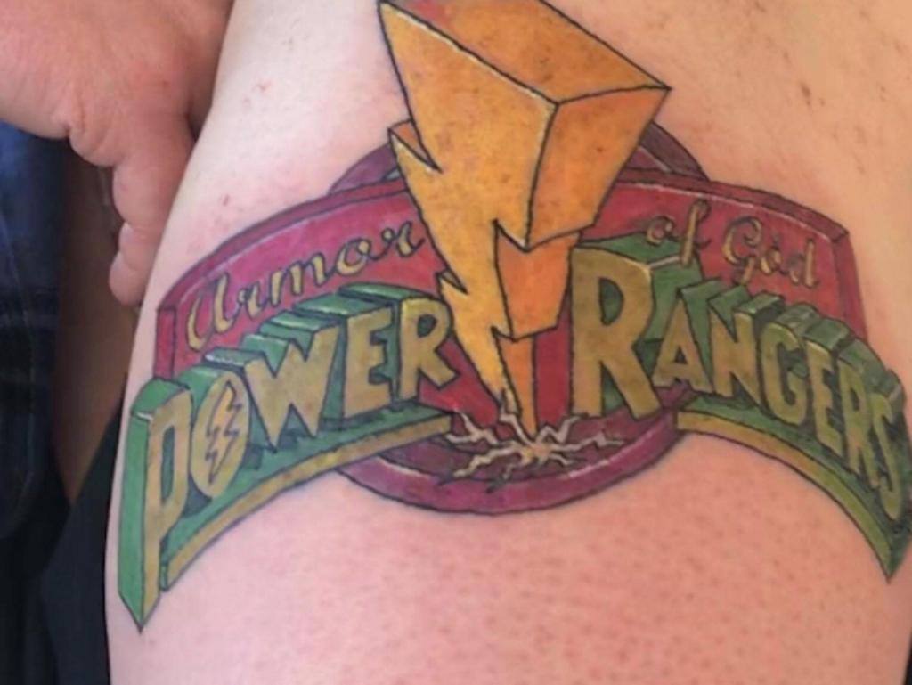 10/07/2018 - Kate Rickerby. I’ve always wanted to combine my faith as a Christian with my love for ‘Power Rangers’. Many have commented on the “”incorrect”” spelling but as it’s an American based franchise I wanted it to be authentic. Picture: Kate Rickerby