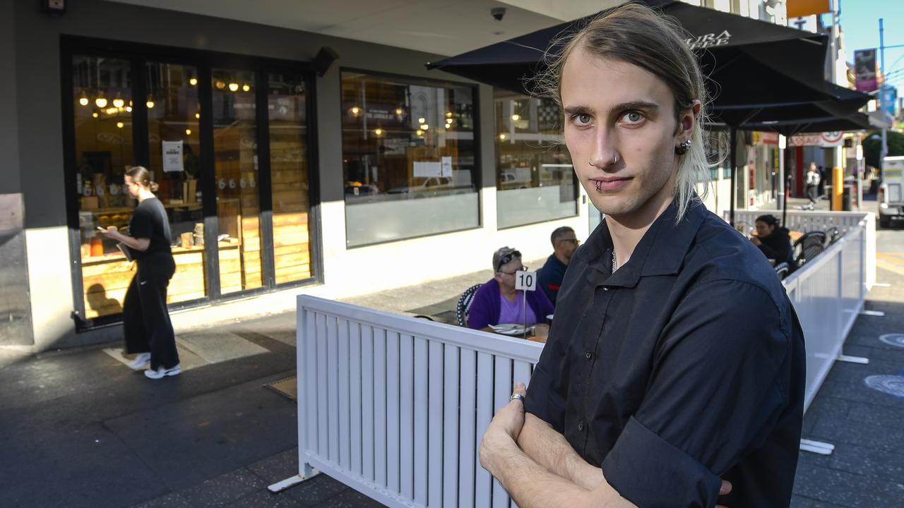 Hindley street business are very wary of Friday and Saturday night. Picture: Roy VanDerVegt