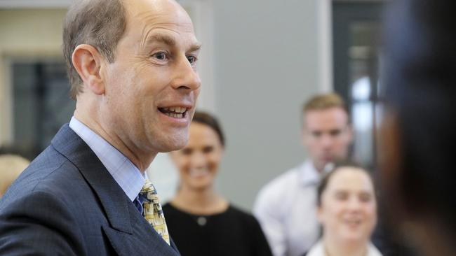 Prince Edward at St Aloysius Catholic College at Huntingfield in Kingston, south of Hobart. Picture: RICHARD JUPE