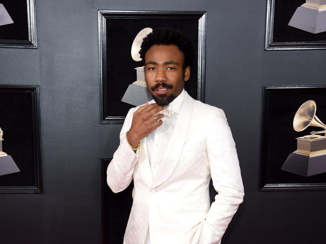 Recording artist Donald Glover aka Childish Gambino attends the 60th Annual GRAMMY AWARDS. Picture: Getty