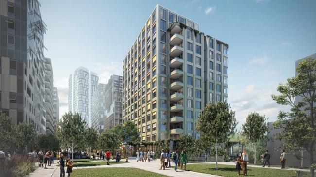 A concept plan of the development.