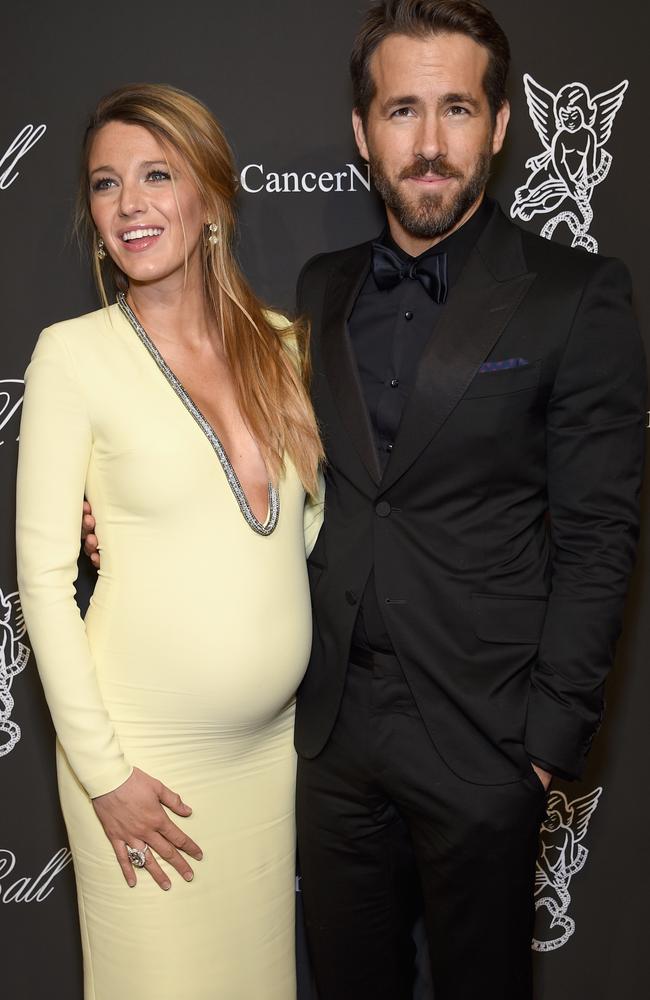 Back in 2014, during their first pregnancy with baby James. Picture: Getty Images