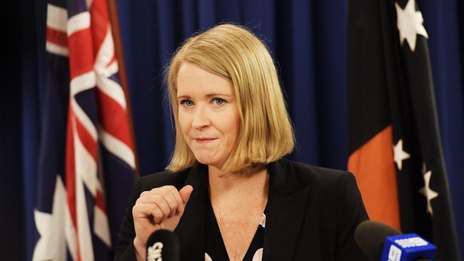 NT Treasurer Nicole Manison <s1>said </s1>a surplus wasn’t forecast until 2027/28, but that it was possible one could come ‘much sooner’. She also said chief executives who repeatedly overspent could be sacked. Picture: Keri Megelus