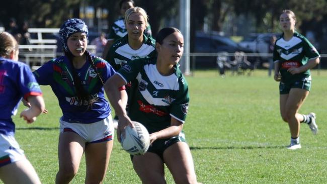 Naioka Tuipulotu on the attack for St Marys. Picture: St Marys