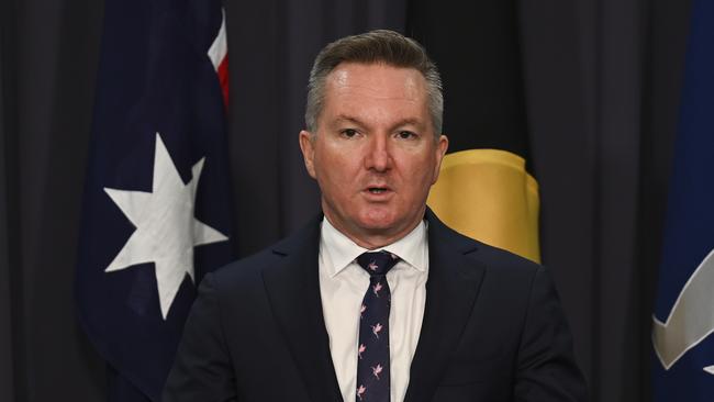 Energy Minister Chris Bowen conceded there was ‘more work to do’ with power bill prices. Picture: NCA NewsWire / Martin Ollman