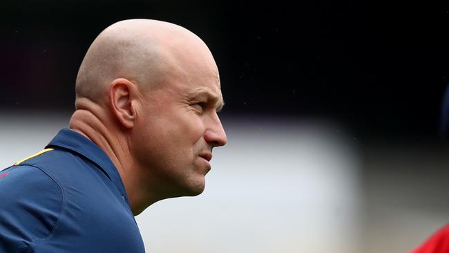 Matthew Nicks has been honest yet composed in a brutal start to his coaching career. Picture: Jono Searle (Getty)