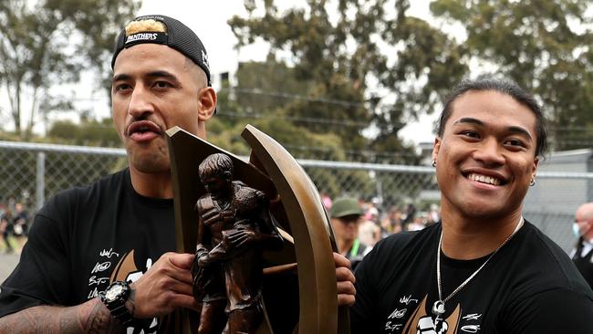 But Kikau didn’t lose trophy privileges. Photo by Brendon Thorne/Getty Images