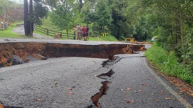 Tyalgum Road has been out of action since the February floods earlier this year.