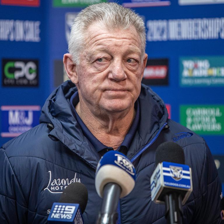 Bulldogs head of football, Phil Gould. Picture: Julian Andrews