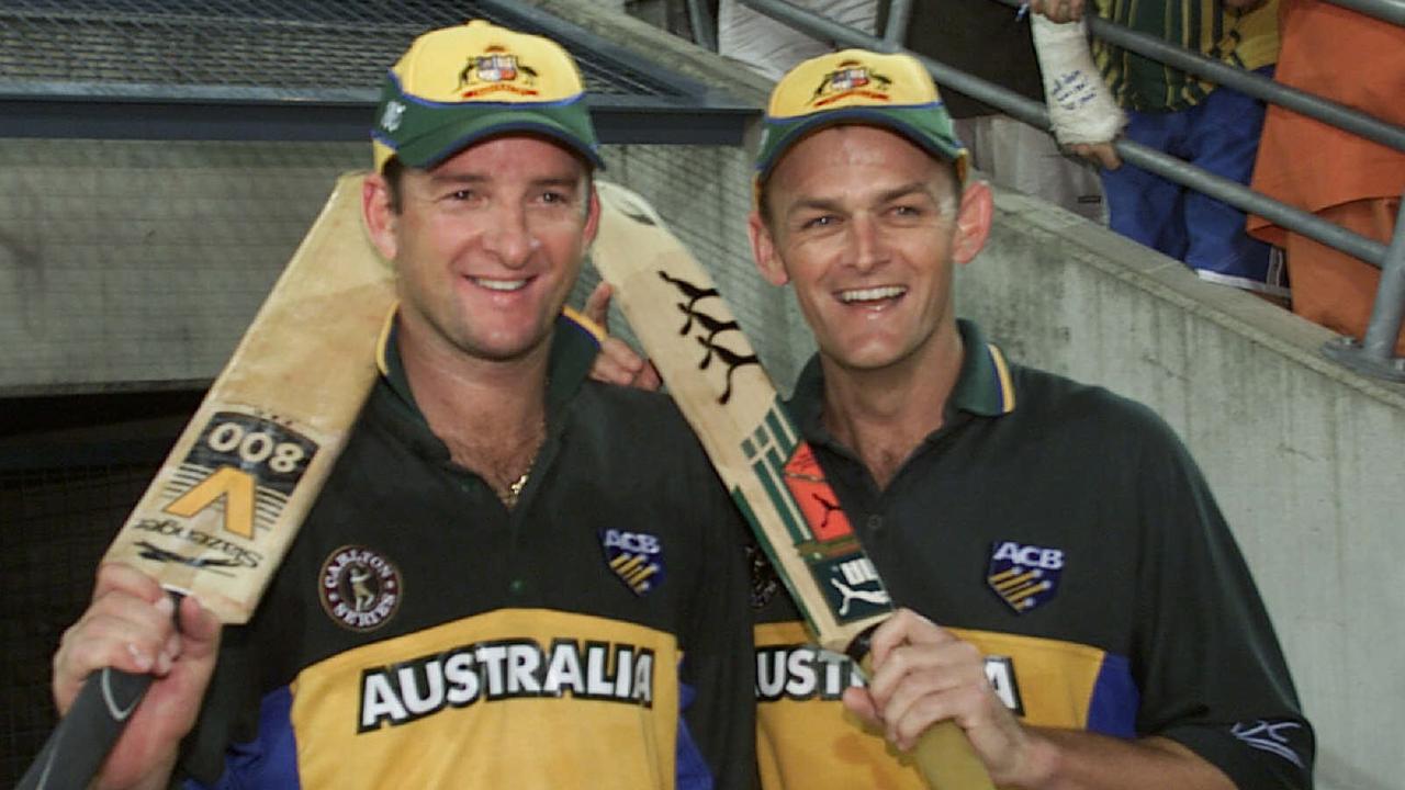 Mark Waugh and Adam Gilchrist