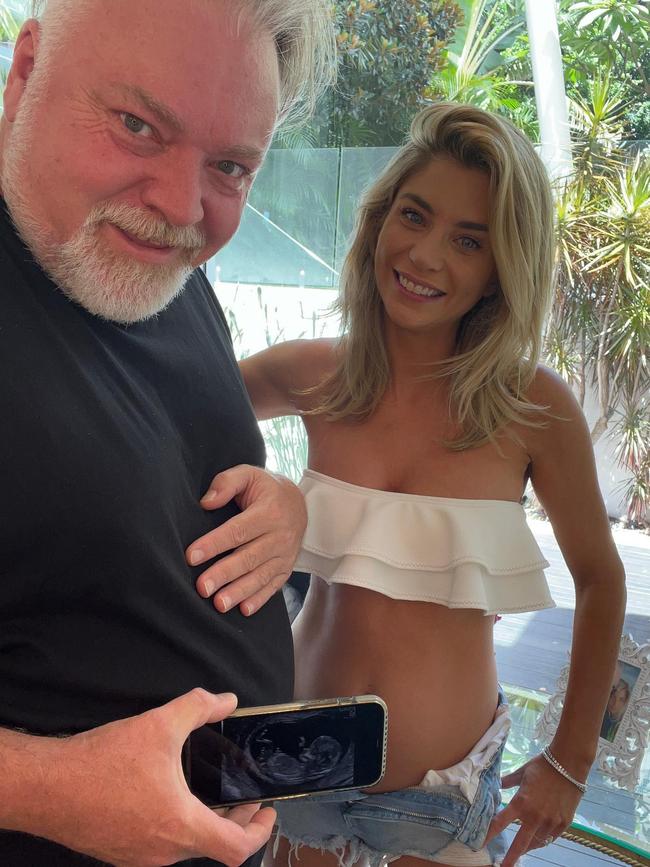 Kyle Sandilands and his pregnant fiancée Tegan Kynaston have spared no expense for their gender reveal bash.