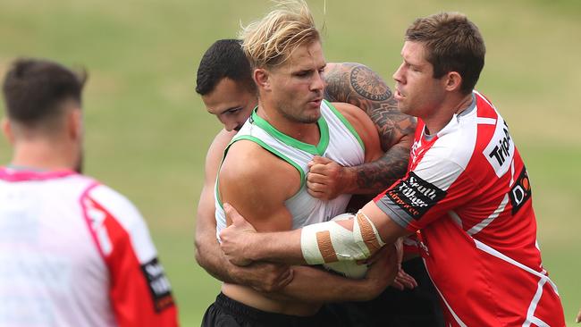 Jack de Belin has been prevented from playing in the NRL under the competition’s no-fault stand-down policy Picture: Brett Costello