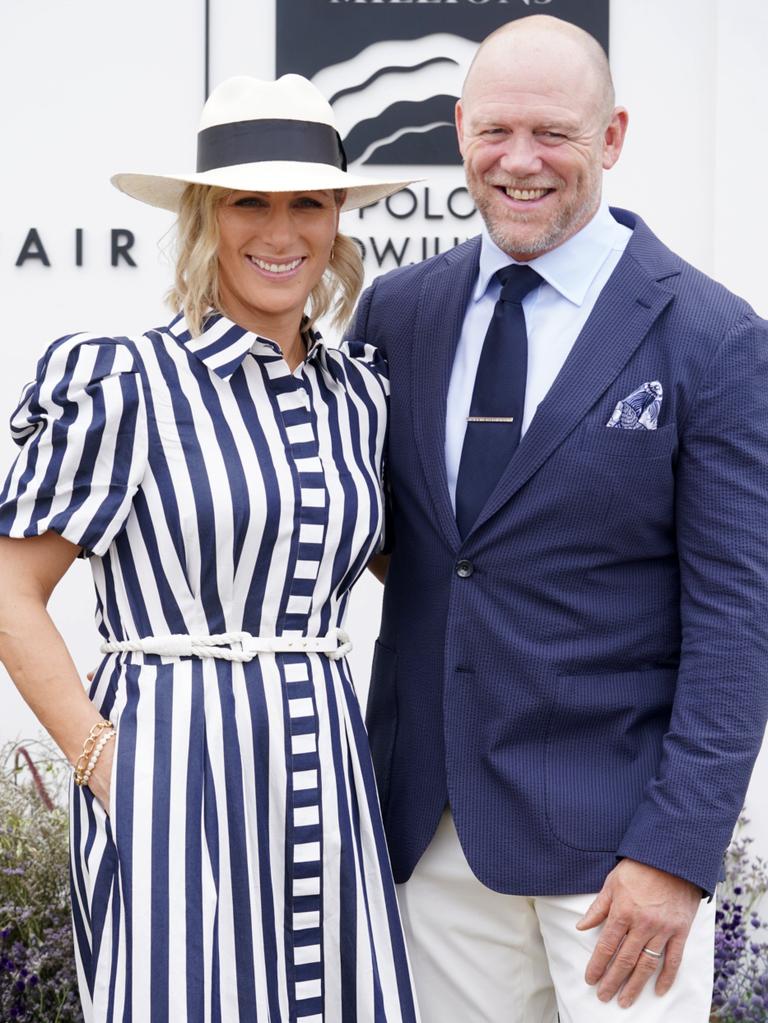 Zara and Mike Tindall at a Magic Millions event last weekend. Picture: MATRIX