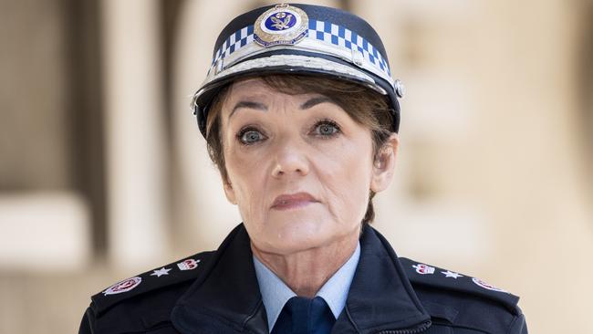 NSW Police Commissioner Karen Webb has been on the backfoot ever since the Tasering of Clare Nowland. Picture: NewsWire/ Monique Harmer