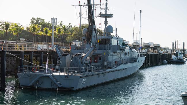 HMAS Broome (II) is officially out of service. Picture: Pema Tamang Pakhrin