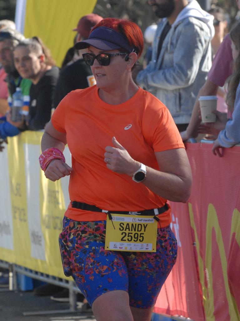 Sandra Mason at the 2022 Sunshine Coast Marathon and Community Run Festival.