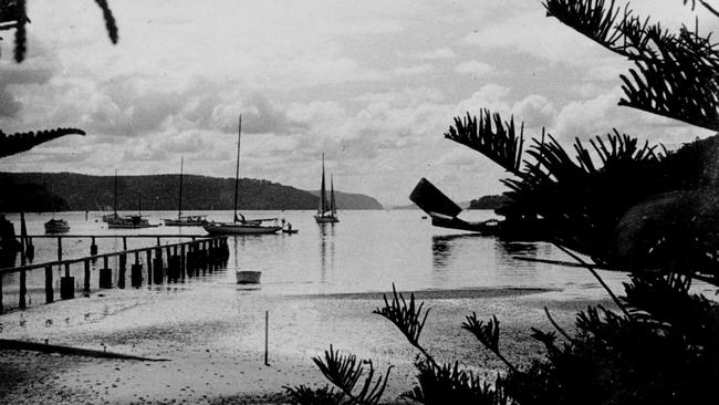 Bayview Baths c1950. Picture Isobel Bennett. Northern Beaches Library