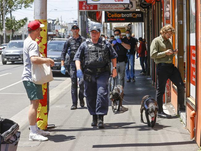 Richmond, Abbotsford and Collingwood are in the sights of police. Picture: Alex Coppel