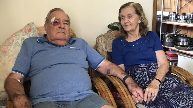 Tom Lavelle and wife Rosemary were attacked outside their Hunter Valley home on Australia Day as they were putting out the bins. Picture: Amy Ziniak