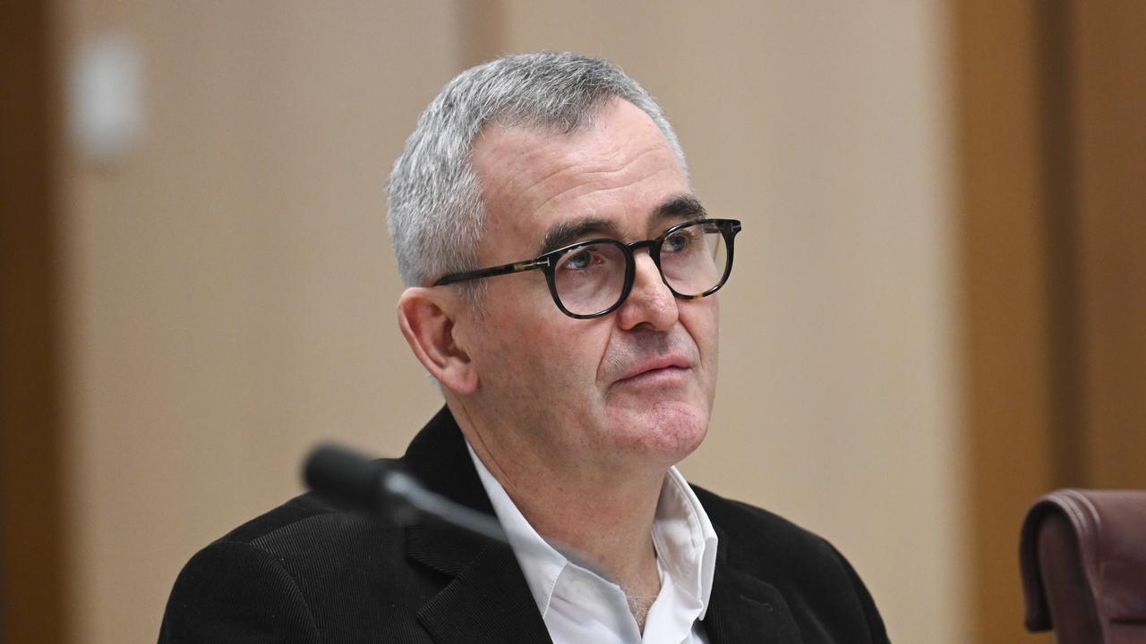 Woolworths chief Brad Banducci has faced a parliamentary grilling over accusations of price gouging by the retailer. Picture: NCA NewsWire / Martin Ollman