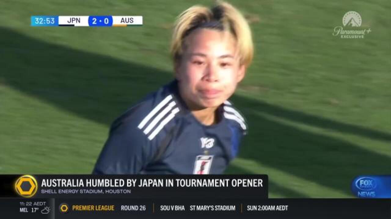 Japan thump Matildas in opener