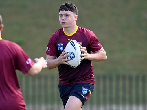 Jake Gaffney mixes grunt with ball play. Supplied: Wests Tigers