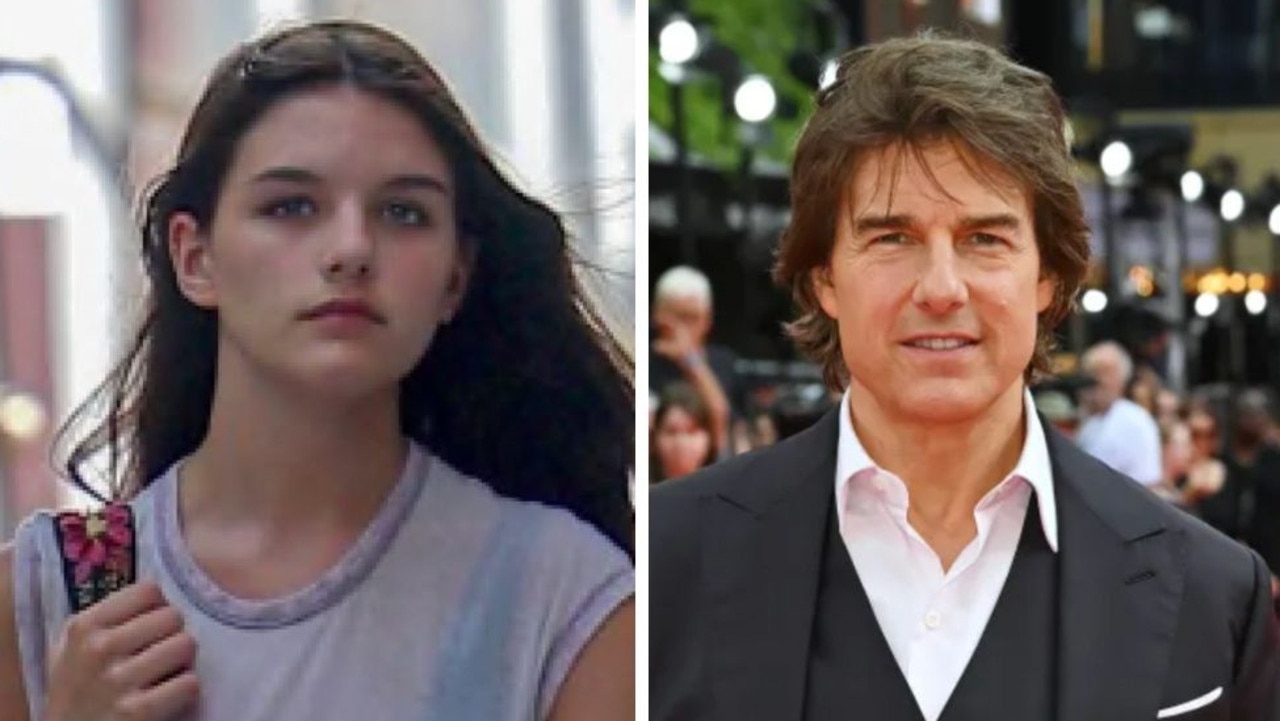 Suri and Tom Cruise. Picture: T. Jackson/Backgrid
