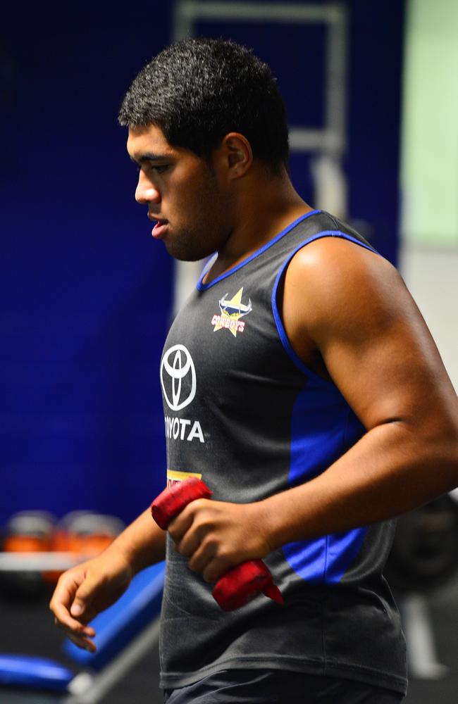 John Asiata during a training session.