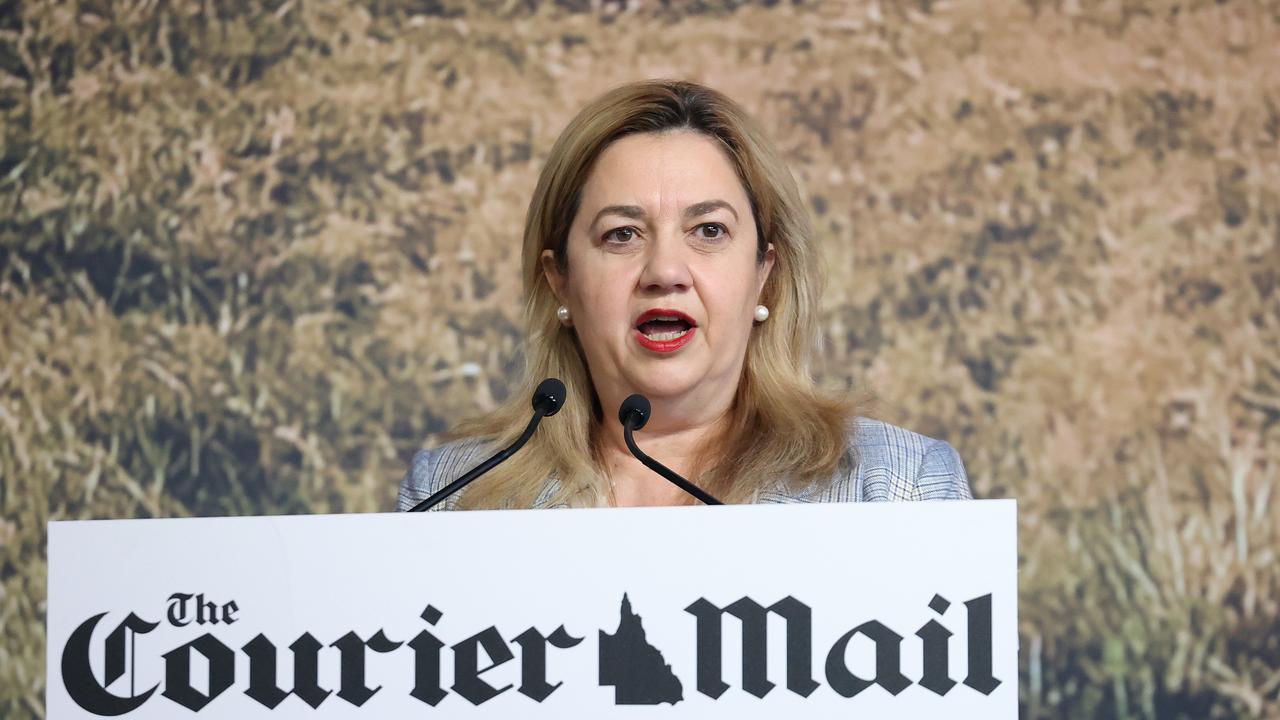 The Hon. Annastacia Palaszczuk MP Premier of Queensland made the stunning announcement at the Courier-Mail Bush Summit in Rockhampton. Picture; Liam Kidston