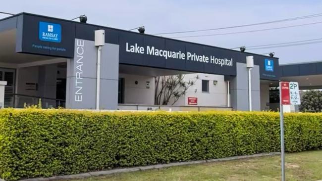 The second man, 22, presented at Lake Macquarie Private Hospital with a gunshot wound to the chest. (Picture: Google Maps)