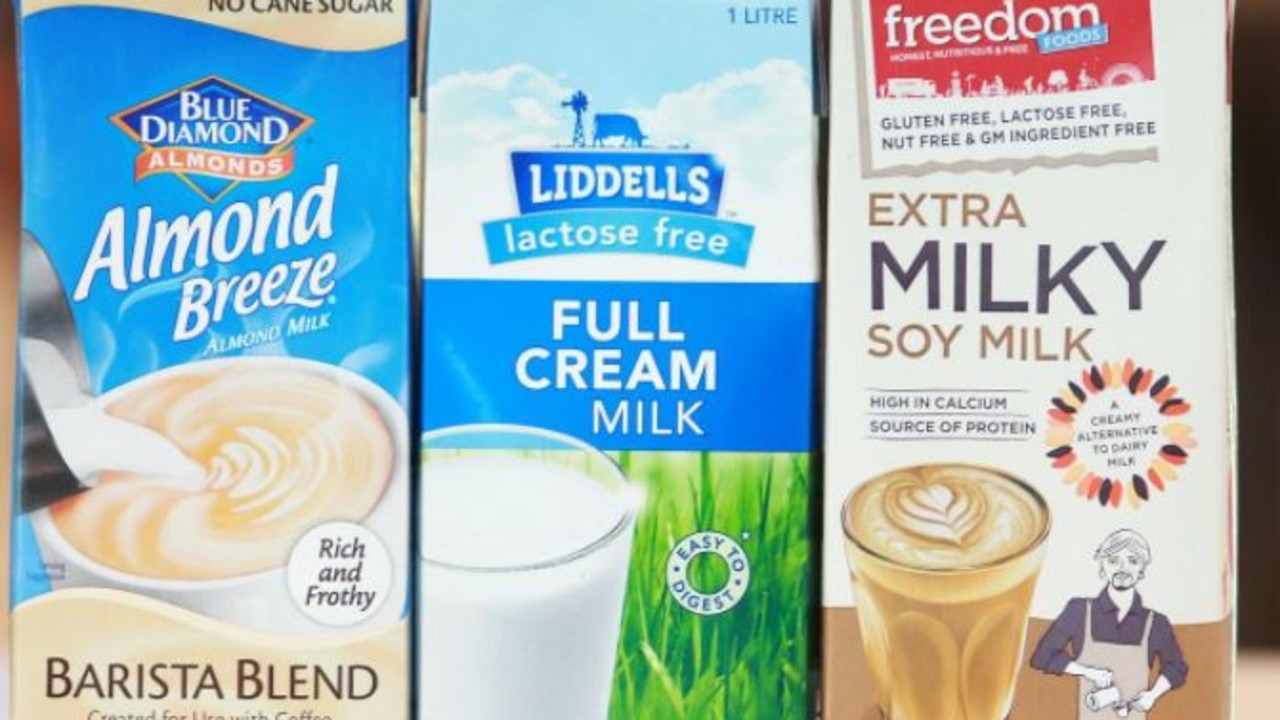 Not all milks are the same so it’s always worth checking the packaging. Picture: Supplied