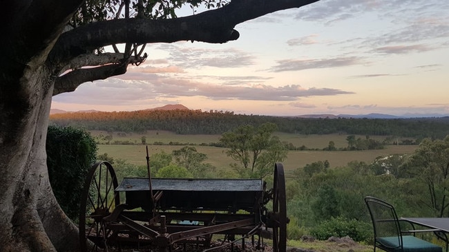 The view from Spicers Hidden Vale at Grandchester.