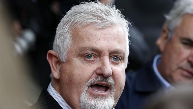 Abuse victim Peter Gogarty outside Newcastle Local Court. Picture: Darren Pateman/AAP