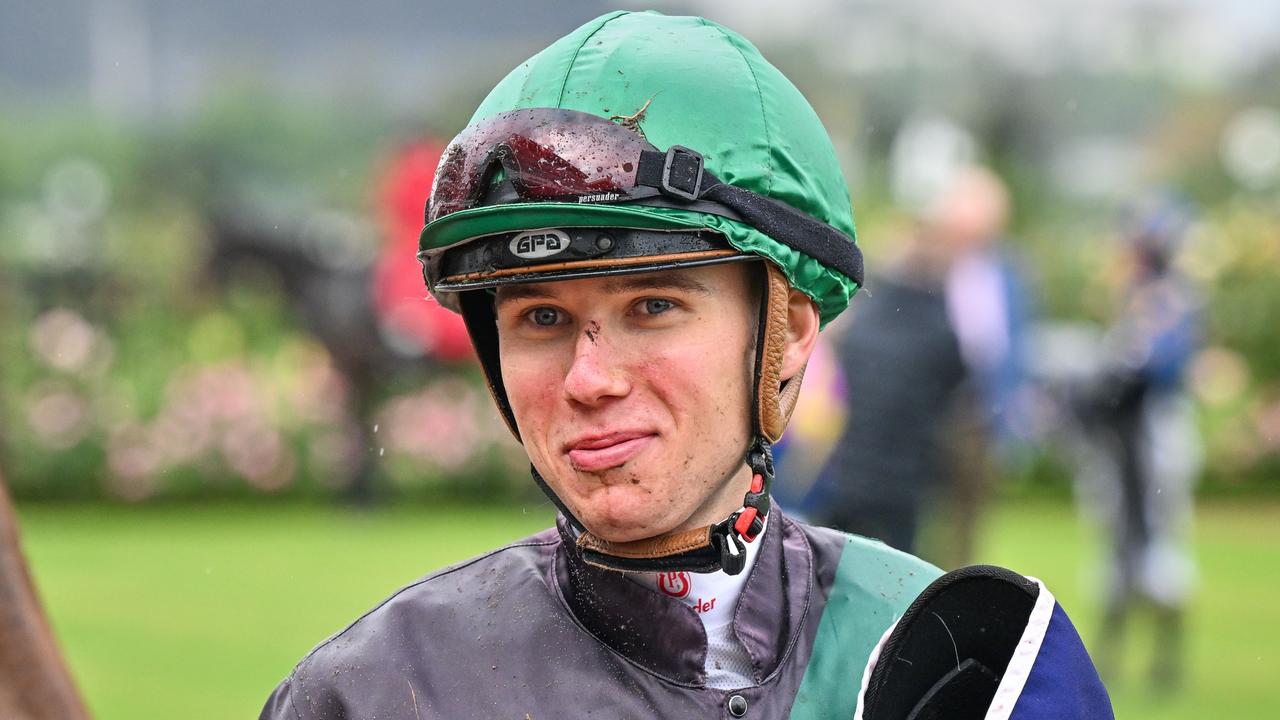 Tom Prebble says the race unfolded perfectly for him. Picture: Reg Ryan/Racing Photos via Getty Images