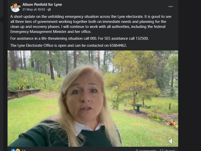 Alison Penfold shared this video update on Facebook.