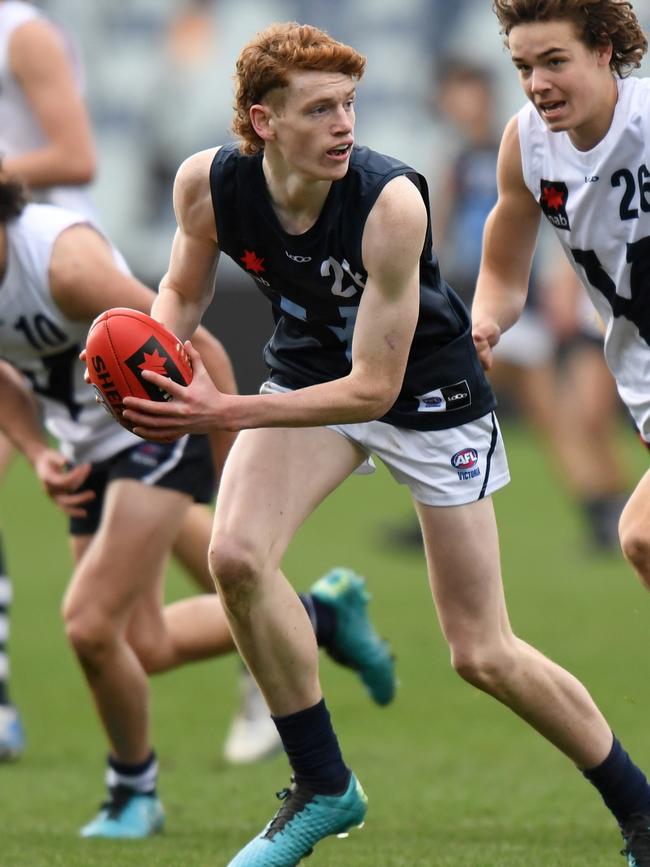 Lewis Hayes is close to the next best. Picture: Morgan Hancock/AFL Photos