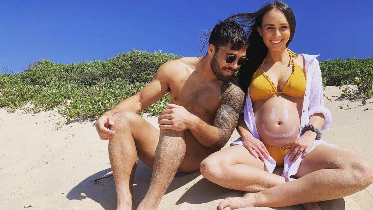 Jordan Pereira and wife Sarah are expecting their first child in January.