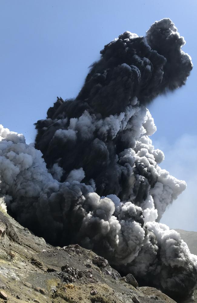 The White Island Volcano erupted with dozens of people on the island.