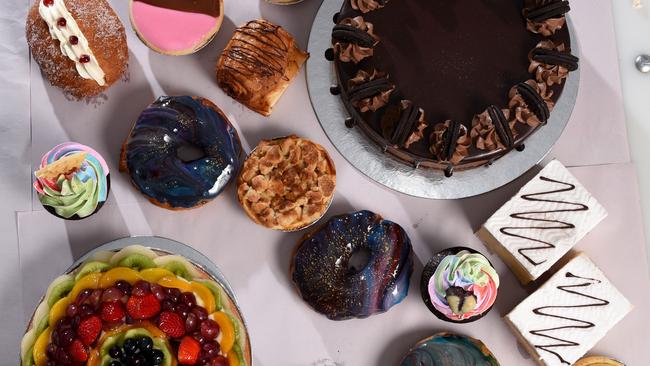 Amazing vegan treats made by Flour of Life Bakery at Helensvale. Photo: Steve Holland