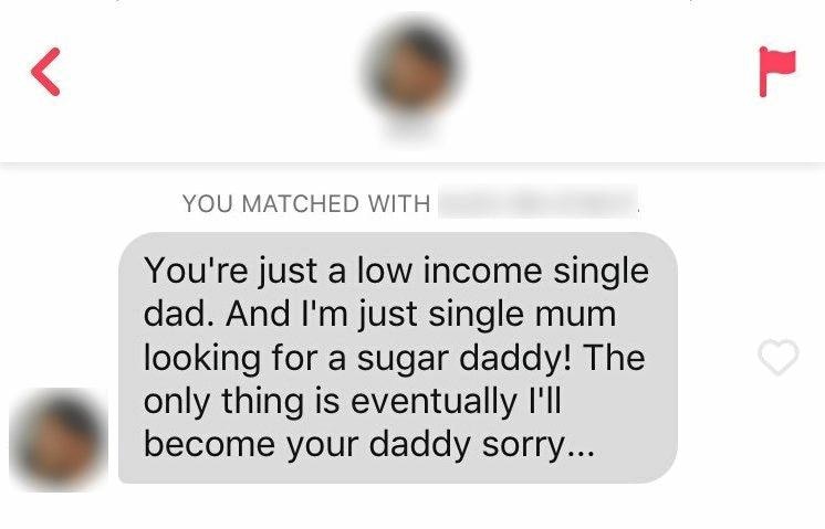 SWIPE LEFT OR RIGHT: Some examples of Tinder correspondence. Picture: Ebony Stansfield