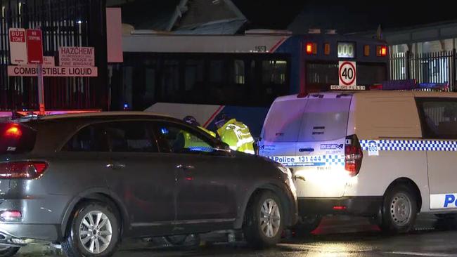 A woman has died overnight after being hit by a bus in Sydney’s Inner West. Picture: TNV