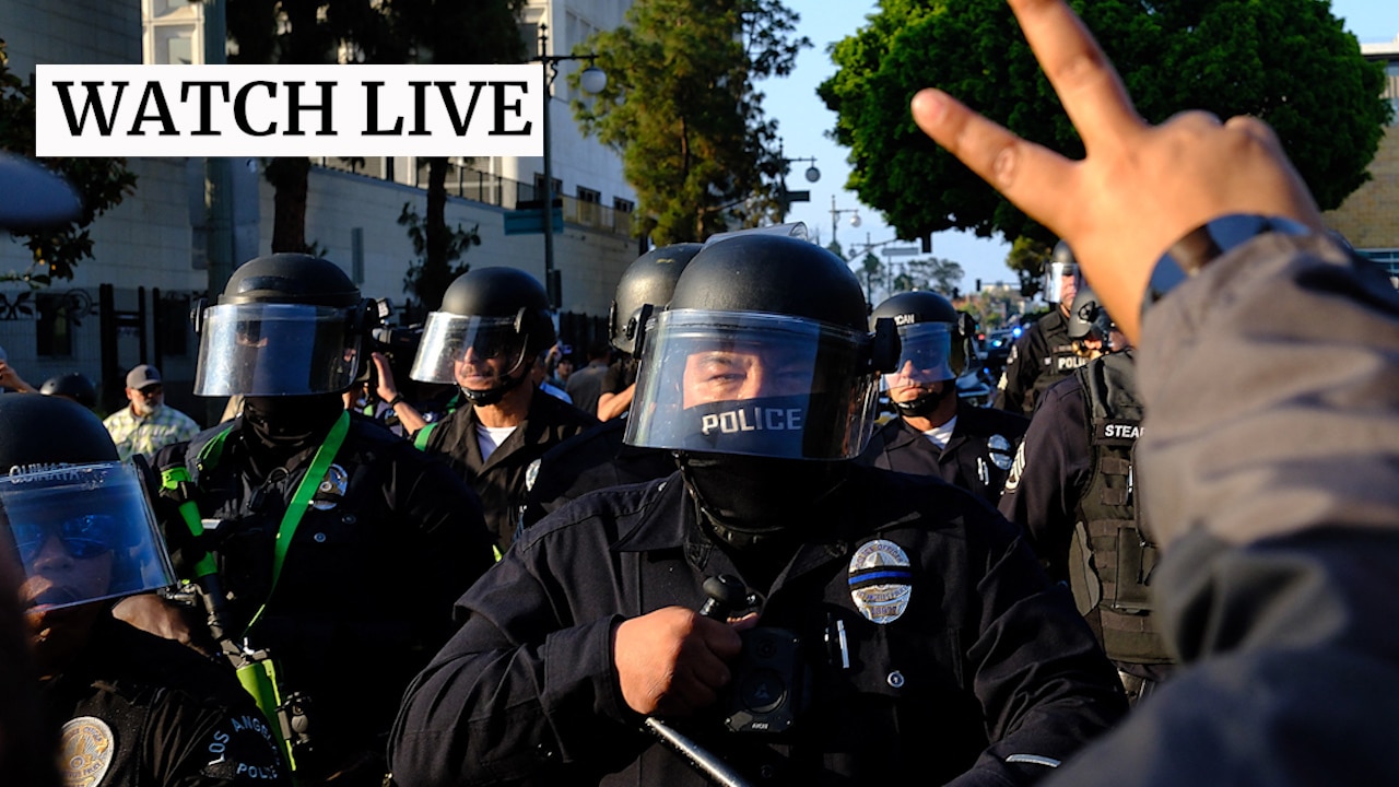 Watch live: Marines deployed to LA as tensions rise