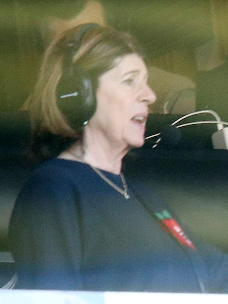 Caroline Wilson returned to football TV on Monday night.