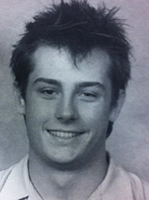 Cy Walsh in a photo from the Immanuel College Year 12 yearbook.