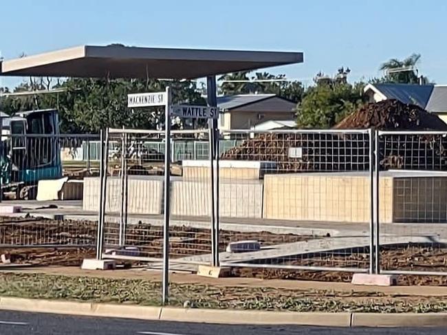 Blackwater police has advised people to stay out of the skatepark construction site after receiving reports of some entering the site.