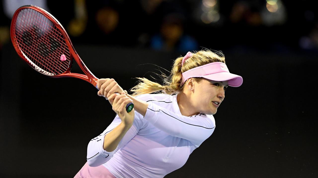 Eugenie Bouchard is using her time in lockdown to good effect.