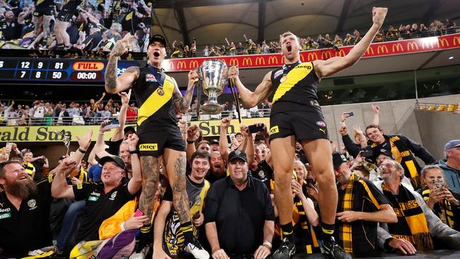 Seven had the top program of the year, with the AFL grand final attracting more than three million metro viewers. Picture: Getty Images