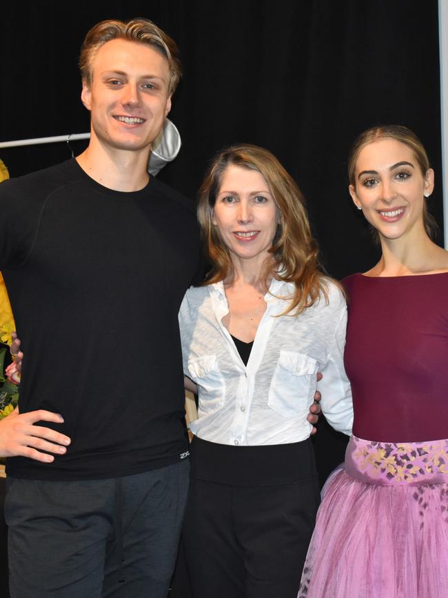 Queensland Ballet's artistic director Leanne Benjamin, centre, has also quit.