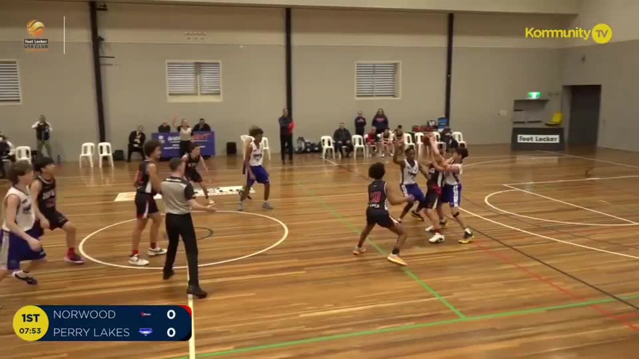 Replay: Norwood Flames v Perry Lakes Hawks (Boys Champs quarter) - 2024 Basketball Australia U14 Club Championships Day 4